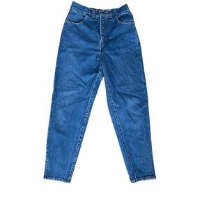 Vintage Women's Straight Leg Blue Jeans